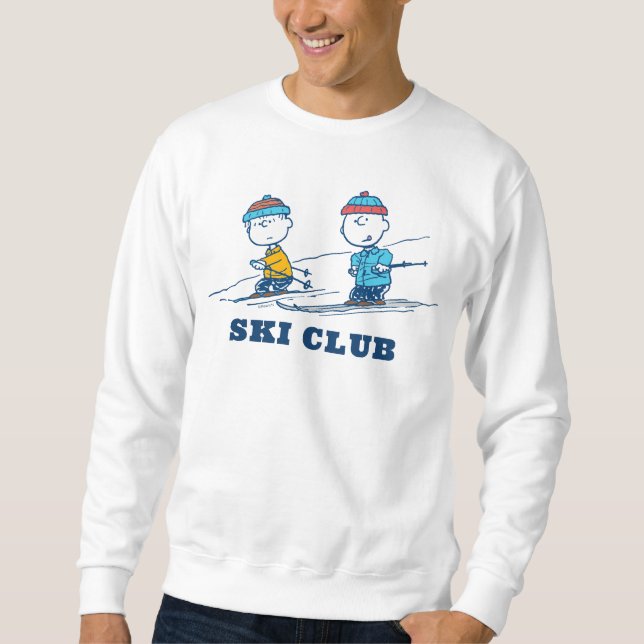 Peanuts | Winter Skiing the Slopes Sweatshirt (Front)