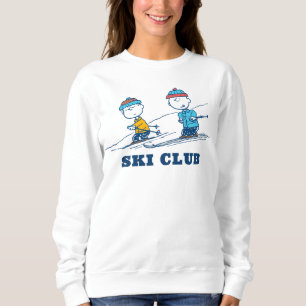 Peanuts   Winter Skiing the Slopes Sweatshirt