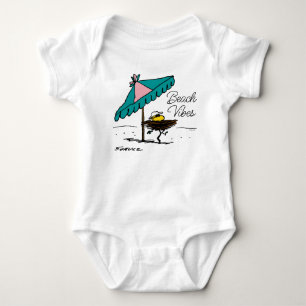 Peanuts   Woodstock at the Beach Baby Bodysuit