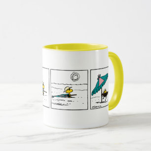 Peanuts Woodstock at the Beach Mug