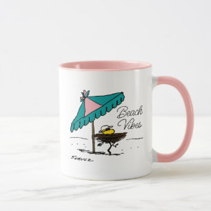 Peanuts   Woodstock at the Beach Mug