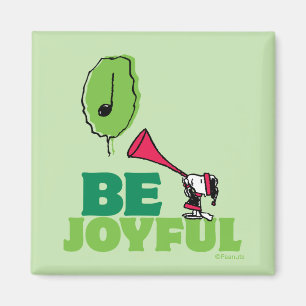 Peanuts   Woodstock Be Joyful Magnet