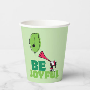 Peanuts   Woodstock Be Joyful Paper Cups