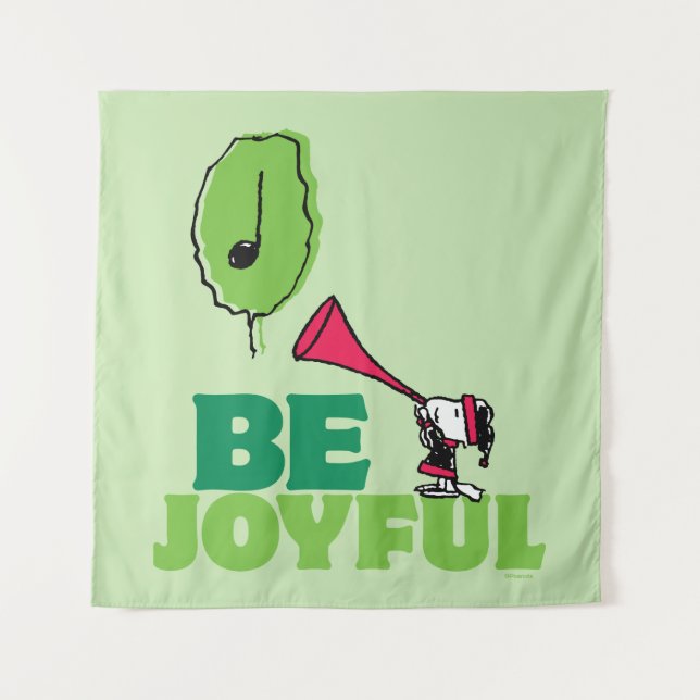 Peanuts | Woodstock Be Joyful Tapestry (Front)
