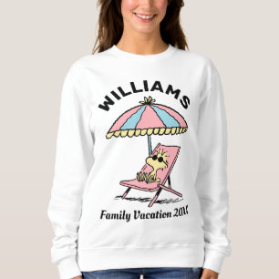 Peanuts   Woodstock Beach Family Vacation Sweatshirt