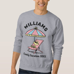 Peanuts   Woodstock Beach Family Vacation Sweatshirt