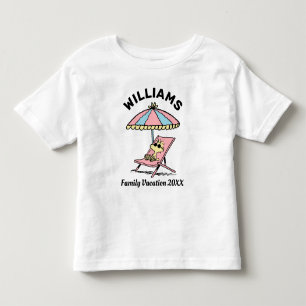 Peanuts   Woodstock Beach Family Vacation Toddler T-Shirt
