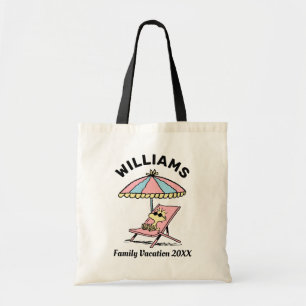 Peanuts   Woodstock Beach Family Vacation Tote Bag