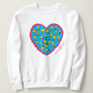 Peanuts   Woodstock Blue Heart Sweatshirt
