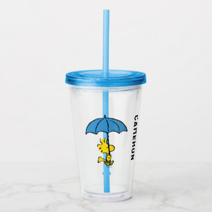 Peanuts Woodstock Blue Umbrella Acrylic Tumbler