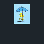 Peanuts | Woodstock Blue Umbrella Canvas Print<br><div class="desc">Check out this fun Peanuts design featuring Woodstock.</div>