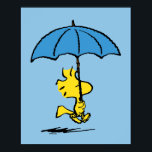 Peanuts | Woodstock Blue Umbrella Poster<br><div class="desc">Check out this fun Peanuts design featuring Woodstock.</div>