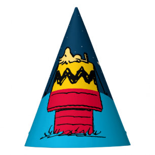 Peanuts   Woodstock Camping Half & Half Party Hat