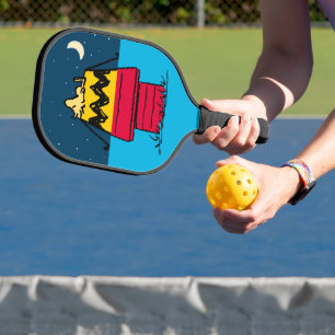 Peanuts   Woodstock Camping Half & Half Pickleball Paddle