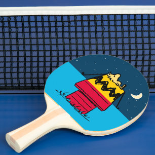 Peanuts   Woodstock Camping Half & Half Ping Pong Paddle