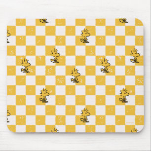 Peanuts   Woodstock Checkered Flag Mouse Mat