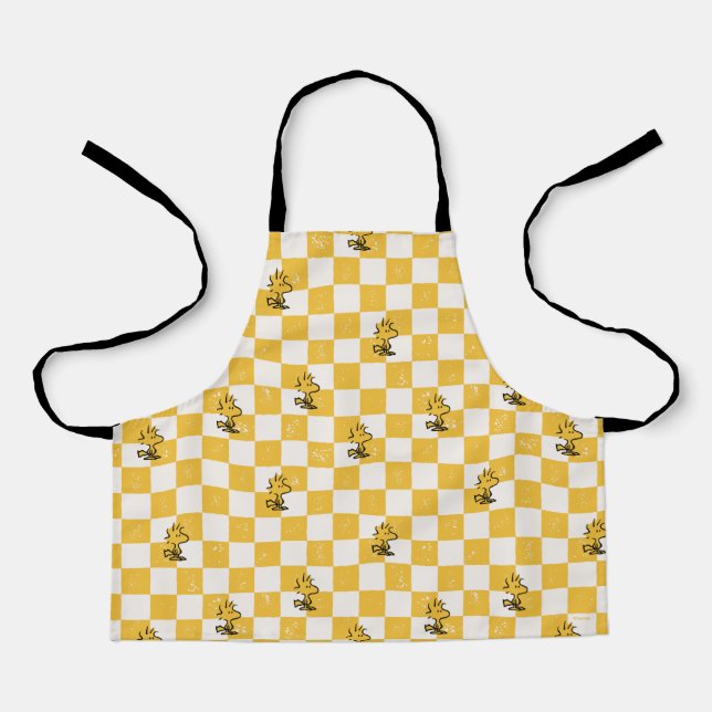 Peanuts | Woodstock Chequered Flag Apron (Front)