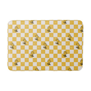 Peanuts   Woodstock Chequered Flag Bath Mat