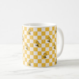 Peanuts Woodstock Chequered Flag Coffee Mug