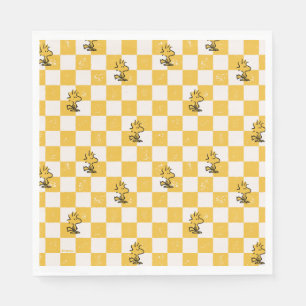 Peanuts   Woodstock Chequered Flag Napkin