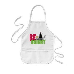Peanuts Woodstock Christmas Be Bright Kids Apron