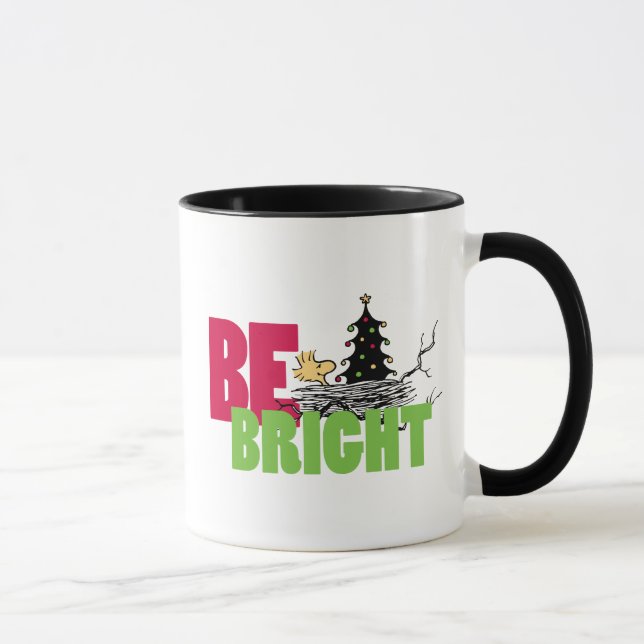 Peanuts | Woodstock Christmas Be Bright Mug (Right)
