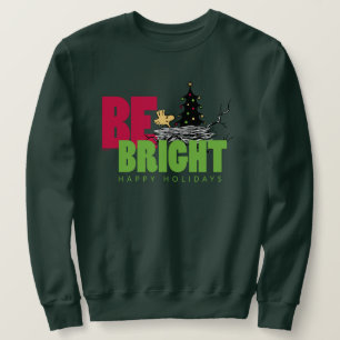 Peanuts   Woodstock Christmas Be Bright Sweatshirt