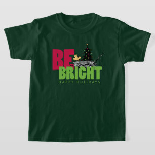 Peanuts   Woodstock Christmas Be Bright T-Shirt