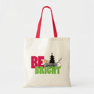 Peanuts   Woodstock Christmas Be Bright Tote Bag