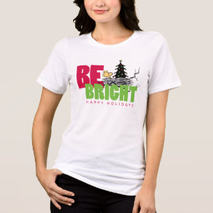 Peanuts   Woodstock Christmas Be Bright Tri-Blend Shirt