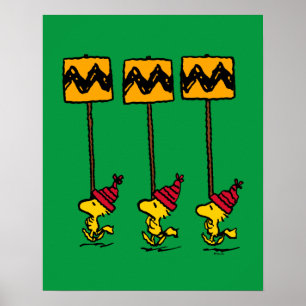 Peanuts   Woodstock & Friends Sign March