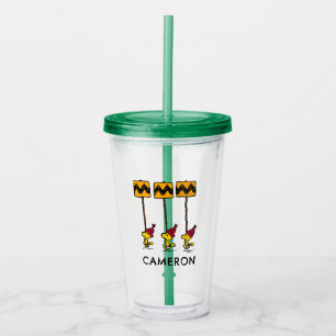 Peanuts   Woodstock & Friends Sign March Acrylic Tumbler