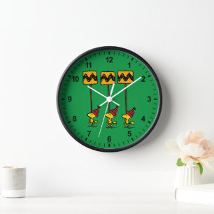 Peanuts   Woodstock & Friends Sign March Clock