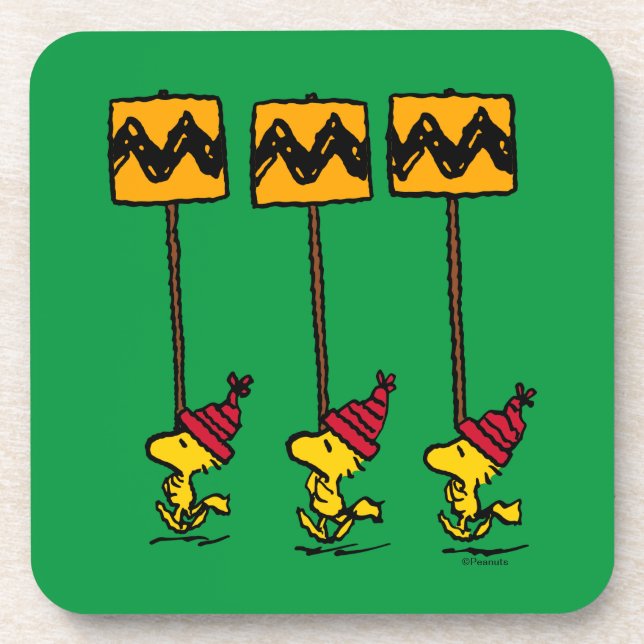 Peanuts | Woodstock & Friends Sign March Coaster (Front)