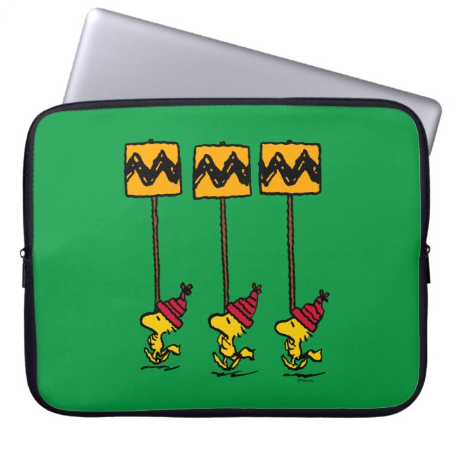 Peanuts | Woodstock & Friends Sign March Laptop Sleeve (Front)