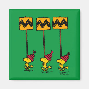 Peanuts   Woodstock & Friends Sign March Magnet