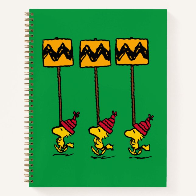 Peanuts | Woodstock & Friends Sign March Notebook (Front)