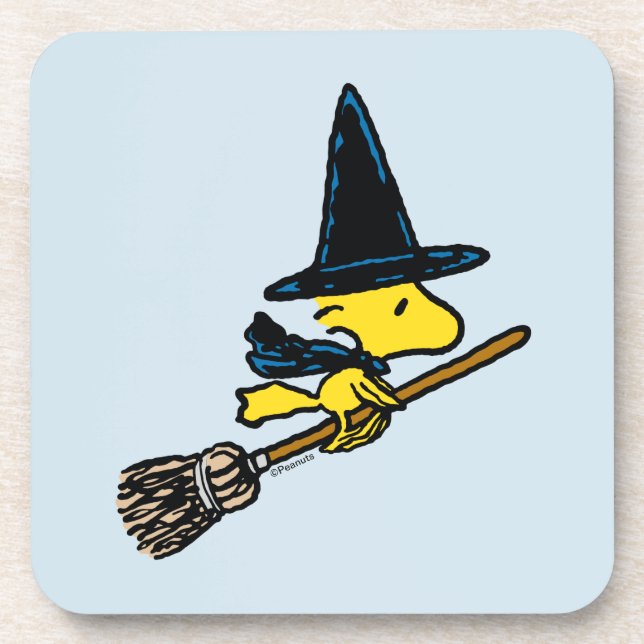 Peanuts | Woodstock Halloween Witch Coaster (Front)