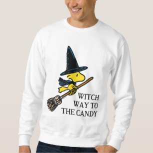 Peanuts Woodstock Halloween Witch Sweatshirt
