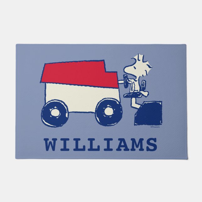 Peanuts | Woodstock Ice Resurfacing Machine Doormat (Front)