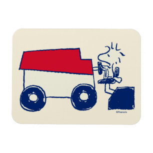 Peanuts   Woodstock Ice Resurfacing Machine Magnet