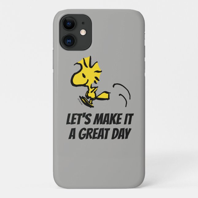Peanuts | Woodstock Jumping Case-Mate iPhone Case (Back)