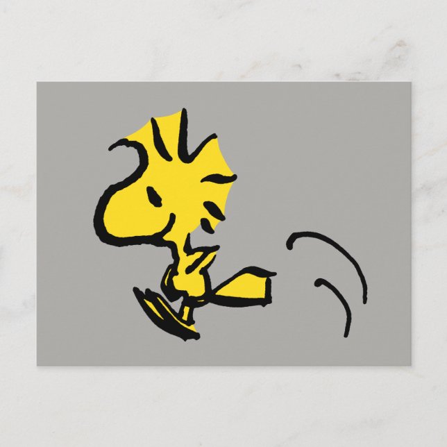 Peanuts | Woodstock Jumping Postcard (Front)