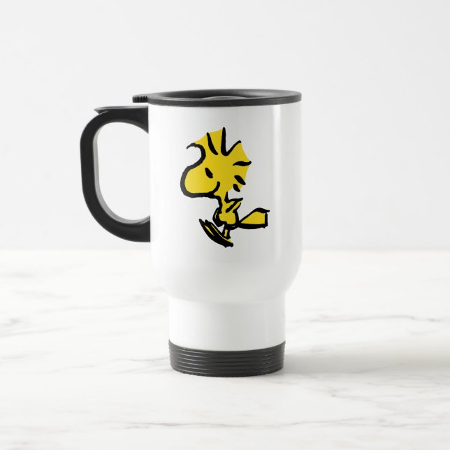 Peanuts | Woodstock Jumping Travel Mug (Left)