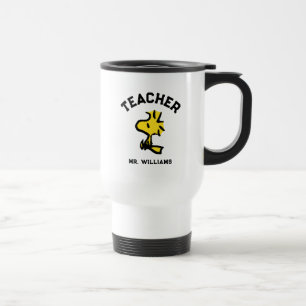 Peanuts   Woodstock Looking Ahead Teacher Travel Mug