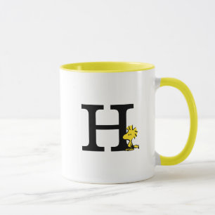 PEANUTS Woodstock Monogram H Mug