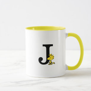 PEANUTS   Woodstock   Monogram J Mug