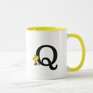 PEANUTS Woodstock Monogram Q Mug