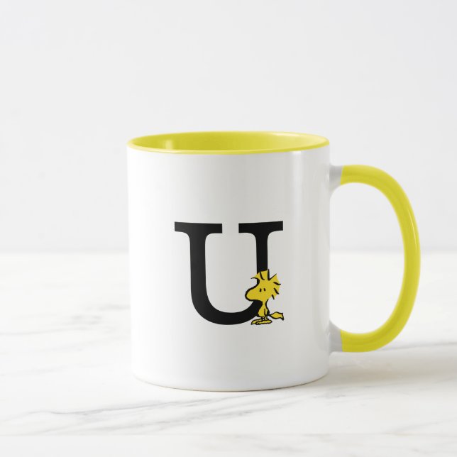 PEANUTS | Woodstock | Monogram U Mug (Right)
