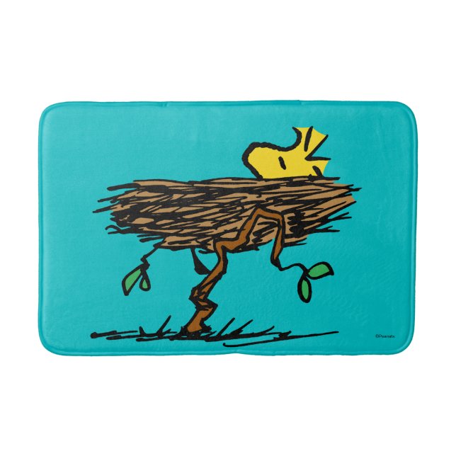 Peanuts | Woodstock Napping Bath Mat (Front)
